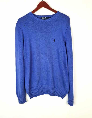 Sweater Polo Ralph Lauren Clasico 90s Leve Detalle Small