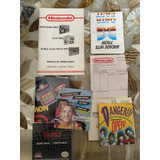 Manuales Nintendo Nes Originales Con Póster