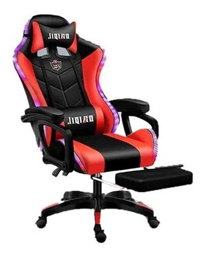 Silla Gamer Con Masajeador Rgb Ergonomica