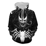 Spider Man Venom Sudadera Con Capucha Adulto Moda Traje 3d