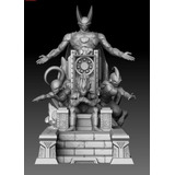 Dragon Ball Vegeta Throne Wa Archivo Stl Para Impresión 3d