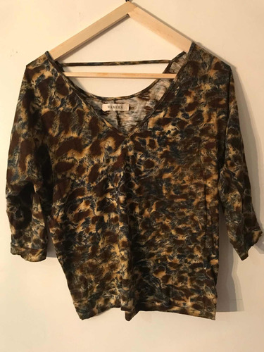 Remera Wanama Animal Print T M/ 51esmeraldas