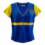 Remera Mujer Boca Juniors Licencia Oficial