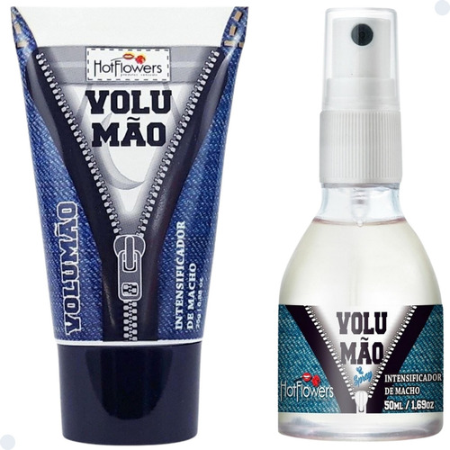 Kit Intensificador Masculino Volumão Spray +gel Volumão