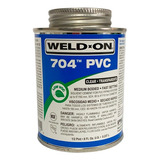 Pegamento Pvc Weld-on 704, Tarro C Brocha 250cc Secado Lento