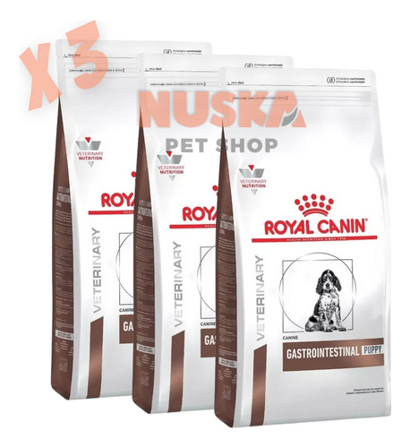 Royal Canin Gastrointestinal Jr. Dog 2 Kg X 3 Unidades