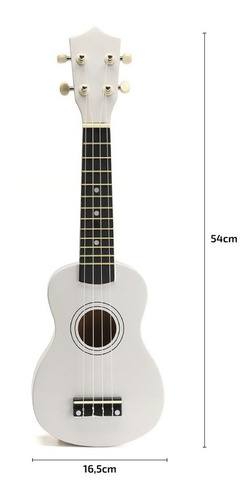 Ukelele De Madera Soprano Con Funda Manual Y Lecciones