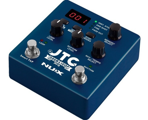 Pedal Nux Jtc Pro Ndl-5 Looper Y Drum Para Guitarara Electri