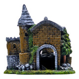 Enfeite Decoaração Aquários Contrução Castelo Medieval G