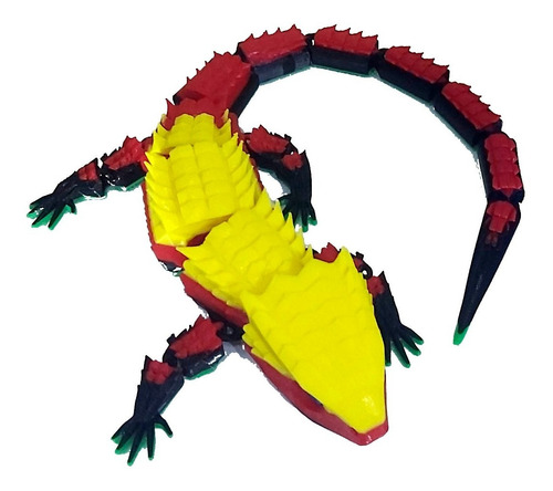 Lagarto Impresión 3d Art Toys