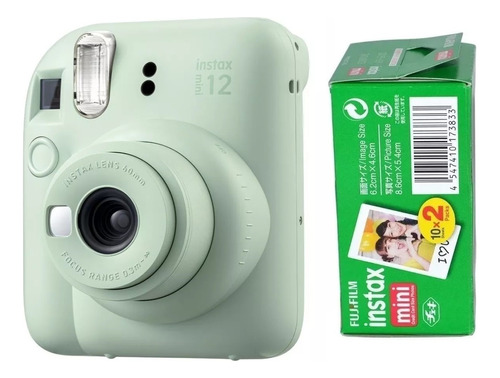 Câmera Instantânea Fujifilm Instax Mini 12 Cor Verde 20 Pose
