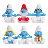 6pcs Smurf Peluche Muñeca Juguete Niños Cumpleaño Regalo