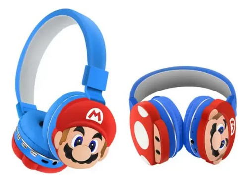 Audífonos Bluetooth Inalambricos Personajes Super Mario Bros