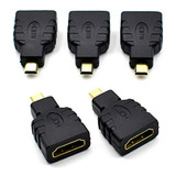 Cable Hdmi - 5 Paquetes De Conector Micro Hdmi A Hdmi Tipo D