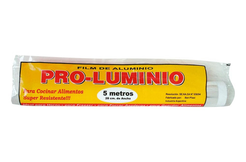 Pack X 18 Unid. Rollo  Aluminio 5 Mt Pro Papel Envol Pro