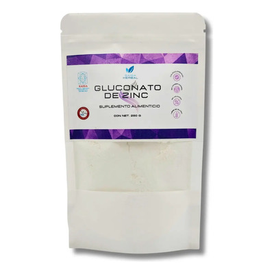 Gluconato De Zinc Bolsa Con 250 G. Sabor Natural | Meses sin interés