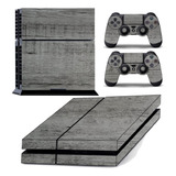 Skin Ps4 Fat Adesivo Película Playstation 4 Wood Marbella