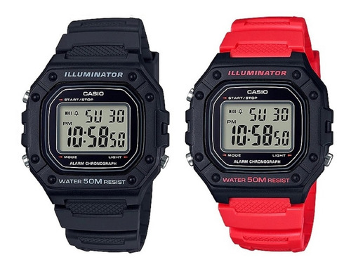 Reloj Casio W-218h Resist Agua 50m Original Garantia Envioya