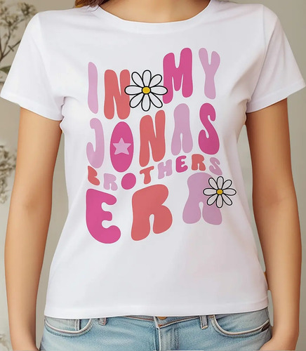 Playera In My Jonas Brothers Era Cuello Redondo