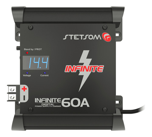 Fonte Stetsom Infinite 60a Amp Bivolt Digital 12v