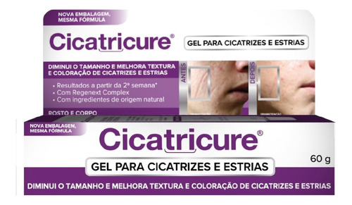 Cicatricure Gel Para Cicatrizes E Estrias - 60g