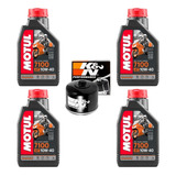 Aceite Motul 7100 Filtro K&n S1000r R1 1000rr Zx6r Zx10 Gsxr