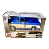 1/24 1979 Ford F-150 Custom Azul C/ Crema Motormax