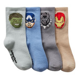 Calcetines Pack De 4 Bebé Gap Marvel Multicolor