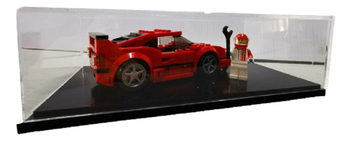 Exhibidor De Acrílico Modelos Lego Speed Con Base De Color