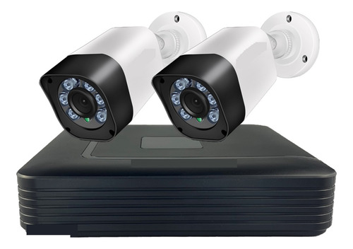 Videovigilancia 4ch Dvr 1080n Con Cámara De Calle 1080p 2mp