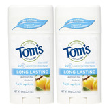 Tom 's Of Maine Long-lasting Care Desodorante Stick  Albaric