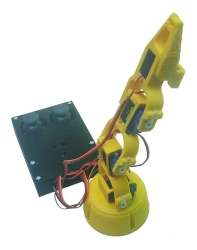 Brazo Robot Educativo, Pinza, 5 Dof-kit Completo Arduino