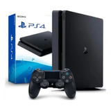 Ps4 Playstation 4 Slim Vitrine 500gb Bivolt Sony + Dualshock 4 + Nf 