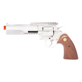 Kingarms Gbb .357 Python Evil Airsoft Revolver Silver