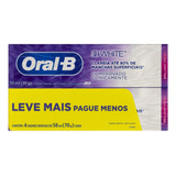 Pack Creme Dental Oral-b 3d White Brilliant Fresh Caixa 4 Unidades 70g Cada Leve Mais Pague Menos