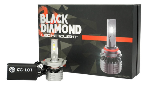 Kit Lâmpada Black Diamond Led 6000k 9000 Lumens 55w 12/24v