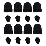 12 Gorro Rocky 12 Guantes Magicos X Mayor Ideal Feria