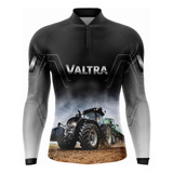 Camisa Camiseta Agro Masculina Valtra Trator Proteção Uv50