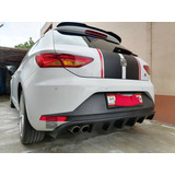 Difusor Cupra 14-20 Fr Style 1 O 2 Salidas Seat Mk3 Leon 