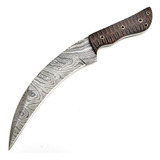 Cuchillo Acero Damasco Pal 2000 Knives De 14  Madera Exot...