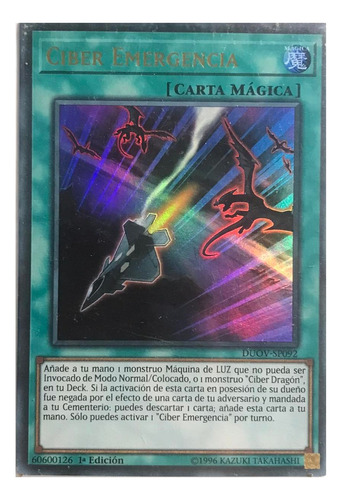 Ciber Emergencia Yu-gi-oh! Original Konami