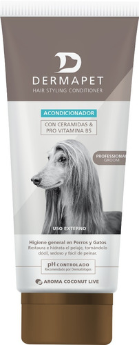 Acondicionar Groom Perros Dermapet Hair Styling X 250ml 