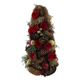 Decoración De Navidad - Arbol Rustico Flor