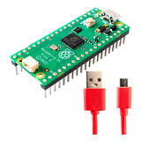 Raspberry Pi Pico Kit Headers Cable Usb Oficial Rp2040 Arm