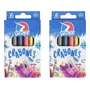 2 Cajas De Crayones De Cera Ezco X6 Colores Lavables No Tóxicos