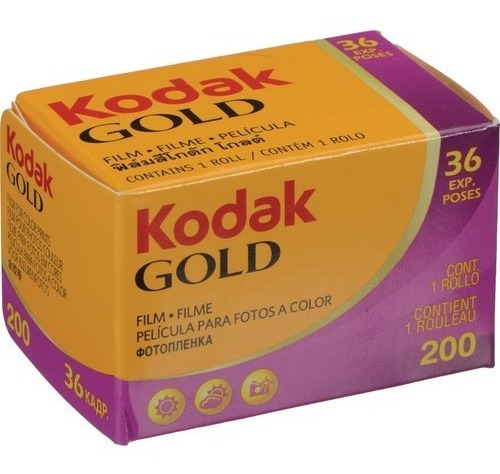 Kodak Gold 200 36 Exposiciones Color Negativo  Analogico 
