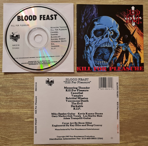 Blood Feast - Kill For Pleasure ( Thrash Metal)