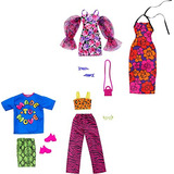 Ropa, Moda Y Accesorios De Barbie, Paquete De 2 Muñecas, 2 V