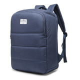 Mochila Matera Porta Notebook Equipo Para Termo Impermeable Color Azul