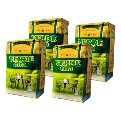 Yerba Mate Verde Cita Despalada Padron Uruguayo Pack X4 500g | MercadoLibre